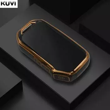 Чехол для дистанционного ключа автомобиля из ТПУ, защитный чехол для KIA Sportage R GT Stinger GT Sorento Ceed CD Cerato Forte 2018 2019 серый