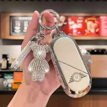 Чехол для дистанционного ключа автомобиля из ТПУ, защитный чехол для Bmw Mini Countryman Cooper One 2023 2024, держатель для аксессуаров, чехол для брелока