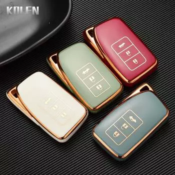 Чехол для дистанционного ключа автомобиля из ТПУ, чехол для брелока для Lexus NX IS RX ES GX LX LS UX NX GS 200 260 300 350 NX200 NX300 RX350 ES300 Keyless