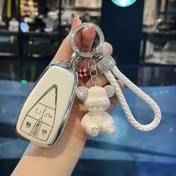 Чехол для дистанционного ключа автомобиля из ТПУ, защитный чехол для брелока Changan Cs35 CS55 PLUS Cs75plus Univ Unit X5 X7 Unik 2021 3 4 5 кнопок