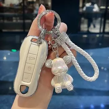 Чехол для дистанционного ключа автомобиля TPU, защитный чехол для брелока Porsche Cayenne Panamera Macan 718 Boxster 958 911 Lepin 996 971 9YA 986