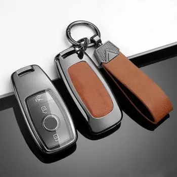Чехол для дистанционного ключа из сплава для Mercedes Benz ACESG Class GLC CLE CLA GLB GLS W177 W205 W213 W222 X167 AMG автомобильные аксессуары