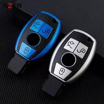 Чехол для дистанционного ключа из ТПУ автомобиля, брелок для Mercedes Benz ABCER Class GLS GLA GLK GLC CLS CLA AMG W204 W205 W212 W463 W176
