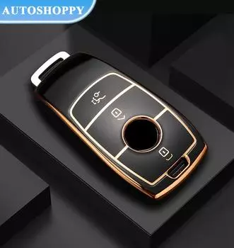 Чехол для дистанционного ключа из ТПУ для Mercedes Benz ACESG Class GLC CLE CLA W177 W205 W213 W222 X167 AMG, защитный держатель зелёный