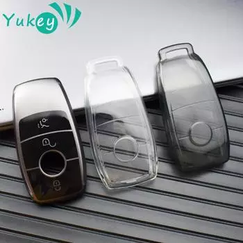 Чехол для дистанционного ключа из ТПУ для Mercedes Benz ACESG Class GLC CLE CLA W177 W205 W213 W222 X167 AMG, аксессуары