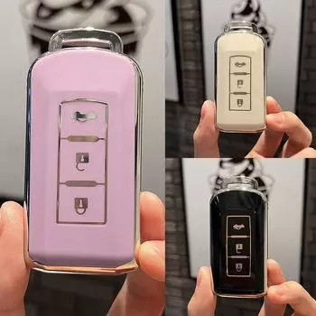 Чехол для дистанционного ключа из ТПУ для Mitsubishi Outlander ASX Pajero LANCER Sport Eclipse Cross, защитные аксессуары Key Case белый