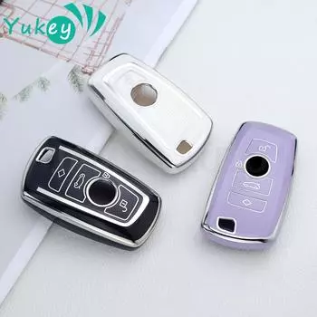 Чехол для дистанционного ключа из ТПУ для BMW 1 3 5 7 серии X1 X3 X4 X5 F10 F15 F16 F20 F30 F18 F25 M3 M4 E34, аксессуары чёрный