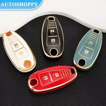 Чехол для дистанционного ключа из ТПУ для Suzuki Swift Ignis Baleno Vitara Celerio Jimny Alto Splash XL7 SX4 Kizashi, аксессуары A Style красный