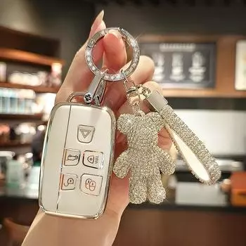 Чехол для дистанционного ключа из ТПУ для автомобиля Land Rover Range Rover Sport Velar Evoque Freelander2 Discovery для Jaguar XF XJ XJL XE