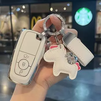 Чехол для дистанционного ключа из ТПУ для автомобиля, защитная сумка для Ford Mustang Explorer Fusion F150 F250 F350 2018 EcoSport Edge S-MAX Ranger