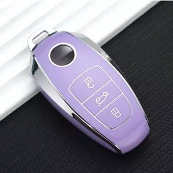 Чехол для дистанционного ключа из ТПУ для VW Volkswagen Touareg 2017 2018 2019 2020 2021, защитные аксессуары чёрный