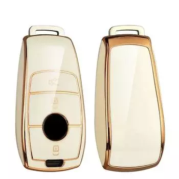 Чехол для дистанционного ключа из ТПУ для Mercedes Benz 2017 E Class W213 E200 E260 E300 E320 2018 S Class GLS GLA аксессуары серый
