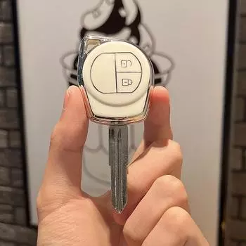 Чехол для дистанционного ключа из ТПУ с 2 кнопками для SUZUKI SWIFT SX4 Liana Aerio Jimny Samurai Amagatarai Grand Vitara, защитный чехол для автомобильного ключа, аксессуары Key Case белый
