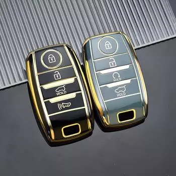 Чехол для дистанционного ключа из ТПУ с 3/4 кнопками для Kia Sportage Cerato Optima K2 K3 K4 K5 Rio Picanto K2 Soul Sorento Sedona, брелок 3 Button Key Case белый