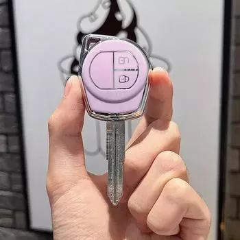 Чехол для дистанционного ключа из ТПУ с 2 кнопками для SUZUKI SWIFT SX4 Liana Aerio Jimny Samurai Amagatarai Grand Vitara, чехол для автомобильного ключа чёрный