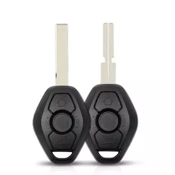 Чехол для дистанционного ключа от машины с 3 кнопками, необработанное лезвие, подходит для BMW 3 5 7 серии Z3 Z4 X3 X5 M5 325i E38 E39 E46 HU92 Blade