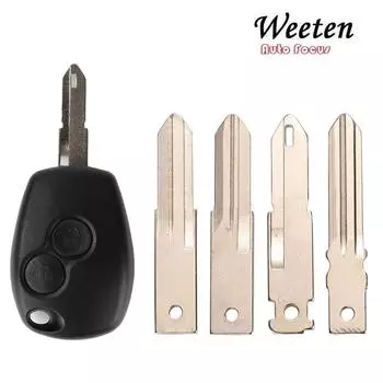 Чехол для дистанционного ключа с 2 кнопками для Renault Megan Modus Clio 3 Kangoo Twingo Dacia Logan Sandero Duster для Nissan Almera HU136TE