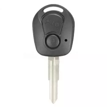 Чехол для дистанционного ключа с 2 кнопками и необрезанным лезвием для Actyon Ssangyong Kyron Rexton