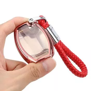 Чехол для дистанционного защитного ключа для Mercedes Benz C Class E Class E260L GLK GLA CLA с брелоком для ключей от машины, автомобильные аксессуары, автомобильный стайлинг Silver