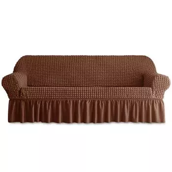 Чехол для дивана, 1 шт., чехол для подушки дивана с юбкой, прочный, моющийся, растягивающийся, легко надевается, универсальный защитный чехол для мебели 1 Seater 90-140cm