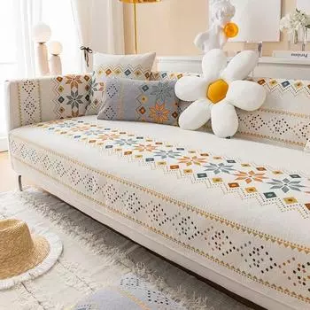 Чехол для дивана Bohemia Chenille, нескользящий, для гостиной, для дивана, подушка для сиденья, чехол для домашнего декора A 70x70