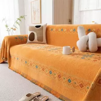 Чехол для дивана Bohemia Funda для дивана, всесезонный, для кемпинга, пикника, коврики, пледы 180x130