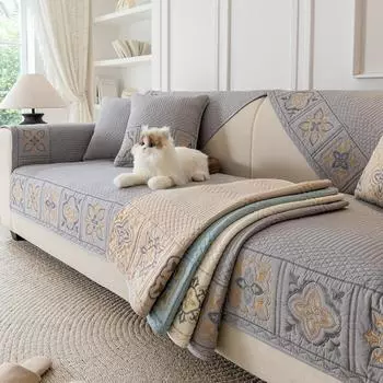 Чехол для дивана Bohemia Jacquard, нескользящий, универсальный, для гостиной, для домашних животных, для детей, для дивана, для полотенец, защитный чехол для домашнего декора 70x70