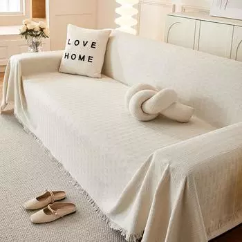 Чехол для дивана Чехлы для дивана Чехол для кресла-реклайнера для двоих, моющийся защитный чехол из плотной дышащей ткани, гостиная 130x180cm светло-желтого