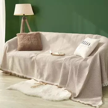 Чехол для дивана Чехлы для дивана с 3 подушками Моющиеся декоративные чехлы для секционных диванов Чехлы для диванов Чехол для дивана-кровати 130x180cm светло-серый