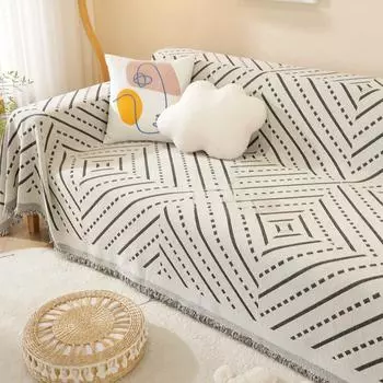 Чехол для дивана, чехол для дивана в скандинавском стиле, простой тканевый чехол для четырех сезонов, универсальный чехол для полотенец на спинку, полотенце 180*130