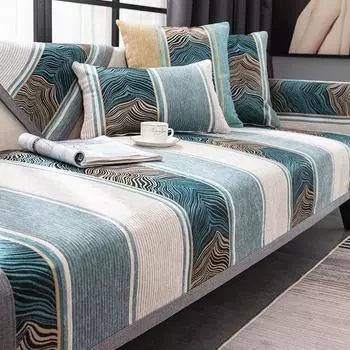 Чехол для дивана для гостиной, хлопковые чехлы для диванов, жаккардовые подушки для дивана, четыре сезона, полотенце для дивана, L-образный защитный чехол для дивана 45x45cmpillowcase1pc