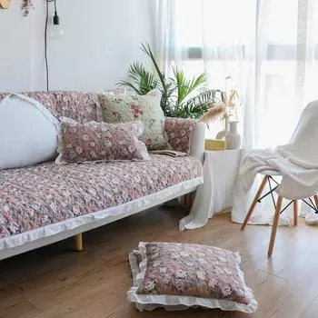 Чехол для дивана для гостиной, хлопковый чехол для дивана, жаккардовая подушка для дивана, четыре сезона, комплект чехлов для дивана в форме полотенца 70x70
