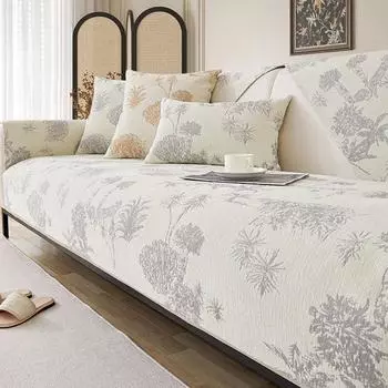 Чехол для дивана для гостиной, синель, чехлы для диванов, жаккардовые подушки для дивана, четыре сезона, диван, полотенце, диван, нескользящий защитный чехол, комплект 70x70cm 1pcs