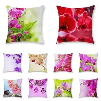 Чехол для дивана для офиса, гостиной, роскошный домашний декор, наволочка с цветочным принтом 40x40cm
