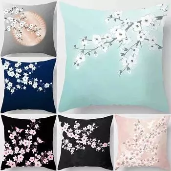 Чехол для дивана для офиса, гостиной, роскошный домашний декор, наволочка с принтом вишни, наволочка 40x40cm