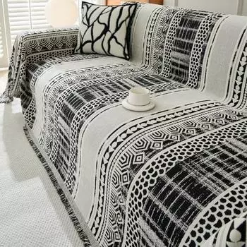 Чехол для дивана, двухстороннее мягкое одеяло для дивана, кресла, противоскользящее, пылезащитное, всесезонное, универсальное, подлокотник, подушка для сиденья, домашний декор 1seat 180x130cm-1pcs