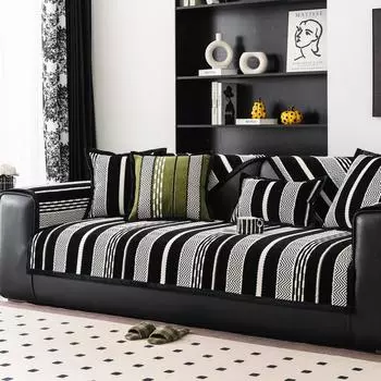 Чехол для дивана EIFLOY-Nordic Chenille, угловой, 3-местный, нескользящий, чехол для кресла-реклайнера, подушка для дивана в гостиную, всесезонный 70x70