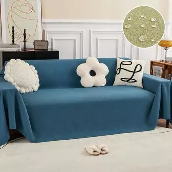 Чехол для дивана EIFLOY, водонепроницаемый, нескользящий, для домашних животных, устойчивый к царапинам и мочестойкий, полотенце для дивана, универсальный, цельный 90x160cm хаки