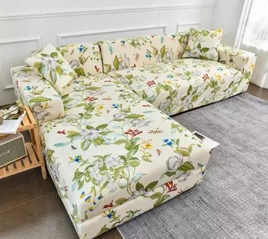 Чехол для дивана Four Seasons Elastic All-Inclusive Чехол для дивана Nordic Style Simple Fabric Чехол для дивана 90-140cm