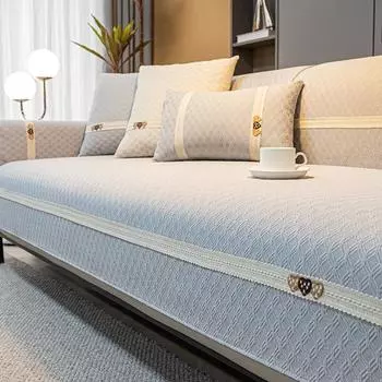 Чехол для дивана Four Seasons Universal, нескользящий жаккардовый чехол для дивана, шенилл, однотонная вышивка, подушка для дивана, спинка 70x70cm 1pcs