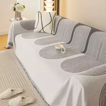 Чехол для дивана Four Seasons Universal Sofa Towel Anti Scratching Nordic Internet Celebrity Full Covered Universal All-Inclusive Sofa Cover Ins 180*130cm
