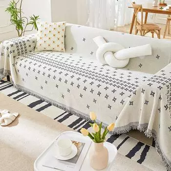 Чехол для дивана Four Seasons Universal Sofa Cover Towel Anti Scratching Cushion High Sense Full Covered Sofa Slip Cover Sofa Cover 180*130cm
