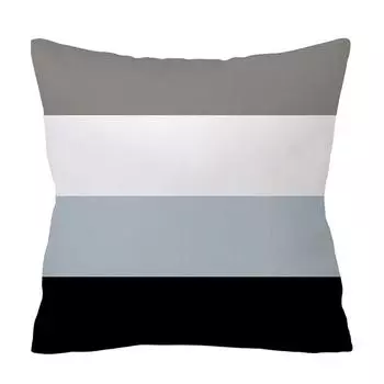 Чехол для дивана HOT Gray Decor Home Подушка для талии Подушка Хлопковый Чехол для автомобиля Льняной Уникальный 53