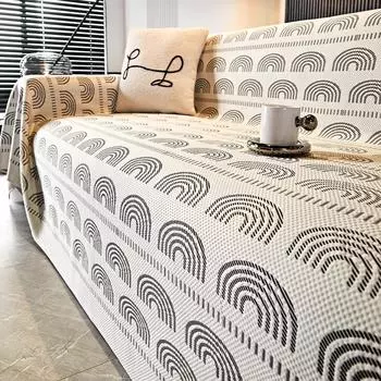 Чехол для дивана Ice Silk, летнее полотенце для дивана, все включено, универсальная подушка, легкая, роскошная, высококачественная, чехол, одеяло 180-130