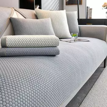 Чехол для дивана Ice Silk, летний универсальный нескользящий коврик для дивана, прохладная подушка, коврик для дивана, гостиная, легкие чехлы для дивана класса люкс 70x70cm 1pcs