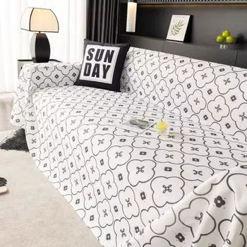 Чехол для дивана Ice Silk, жаккардовое нескользящее полотенце для дивана, декор для мебели в гостиной, гобелен, чехол для дивана, универсальное полотенце для дивана 180x130