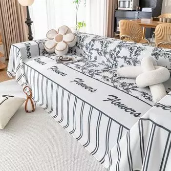 Чехол для дивана INS Nordic Snowflake Modern Throw Stripe Camping Picnic Blanket Cover Mat Throw Blanket для гостиной Position 180x130