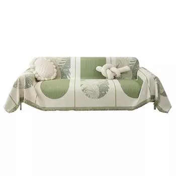 Чехол для дивана Ins Style Sofa Towel Full Cover Green Chenille Four Seasons Universal Sofa Vest, высококачественный чехол для дивана 180*130cm