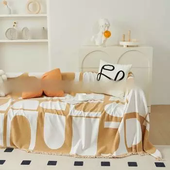 Чехол для дивана Ins, устойчивый к царапинам, не прилипающий, шерстяной, универсальный, чехол для дивана, шенилл, нескользящий, универсальный, ткань для чехла на спинку дивана 130*180