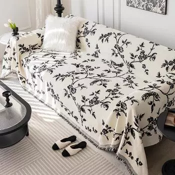 Чехол для дивана из французской синели Four Seasons Universal Dustproof Sofa Seat Cushions Non-Slip Sofa Cover 180*130cm